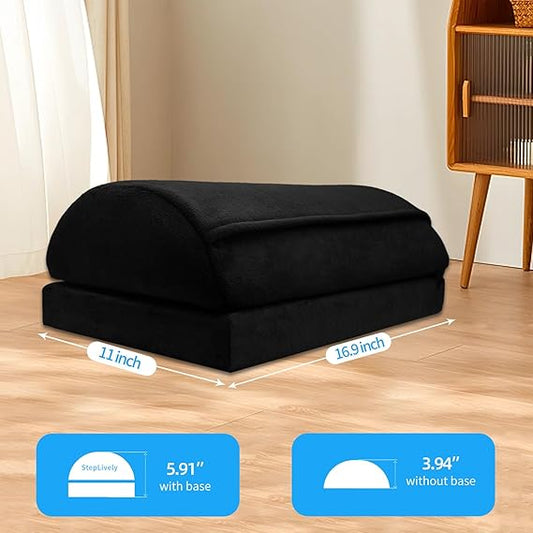 Double Layer Adjustable Height Foot Stool